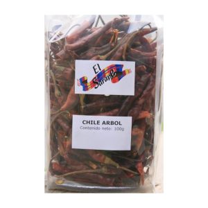 Chile Arbol Seco 100gr